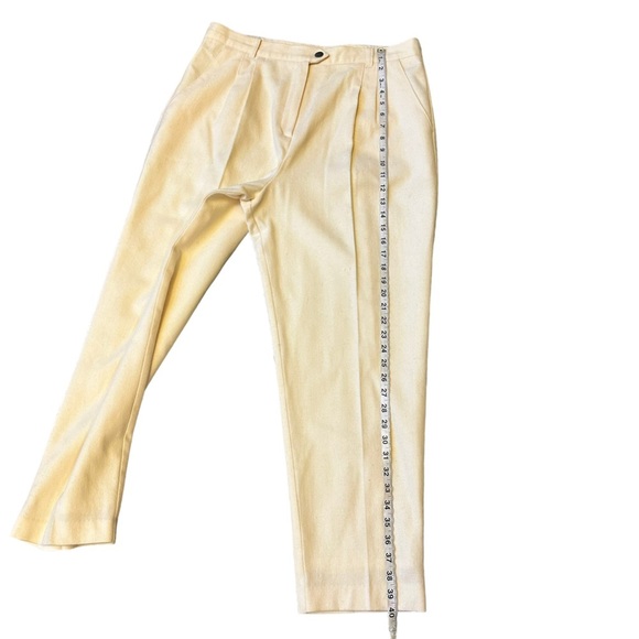 Sag Harbor Womens Vintage Ivory Pleated Front Wool Tourer Size: 16 - Picture 8 of 9